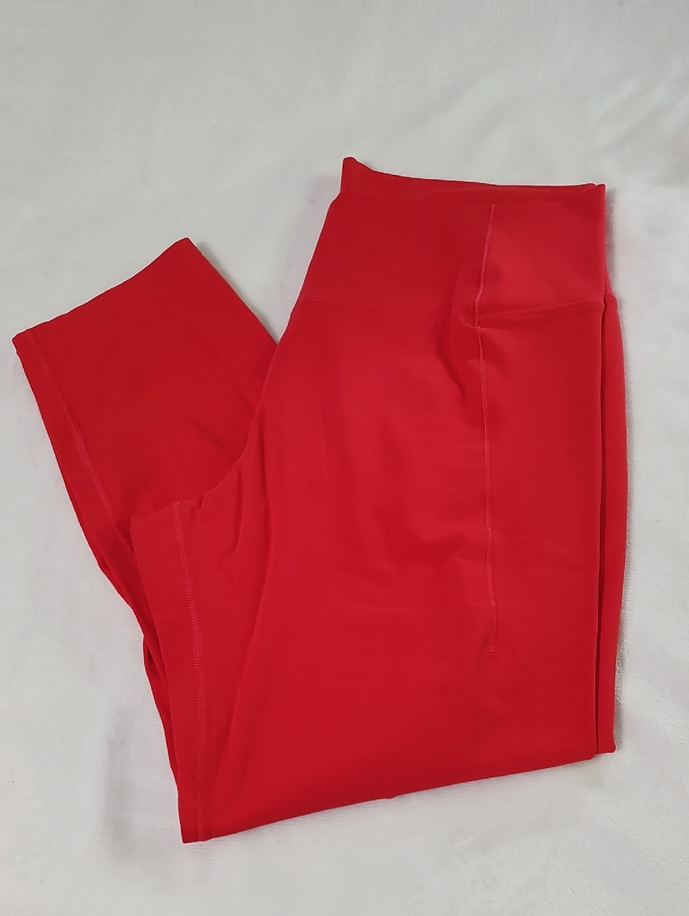 Avia Bold Red High-Rise Athletic Leggings
